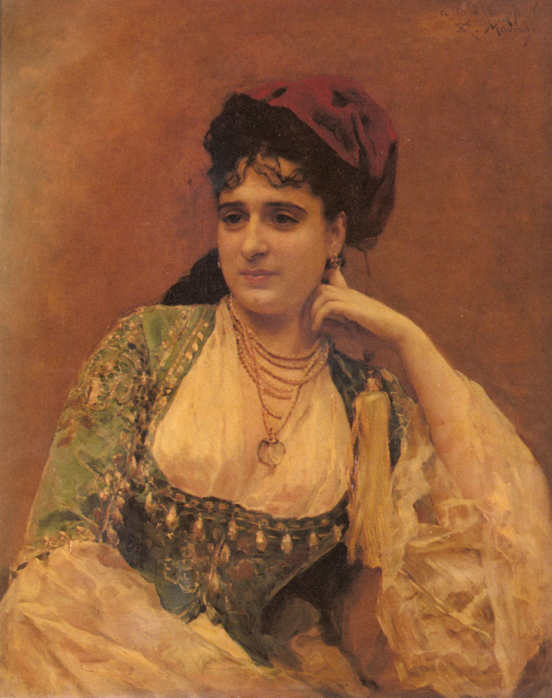 Retrato De Dama Madrazo — Madrazo
