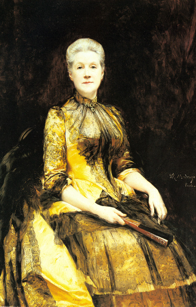 Retrato De Mrs James Leigh Coleman Madrazo — Madrazo