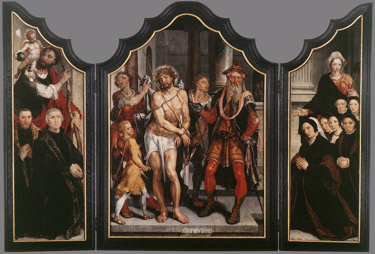 Ecce Home Triptych Heemskerck — Maerten Van Heemskerck
