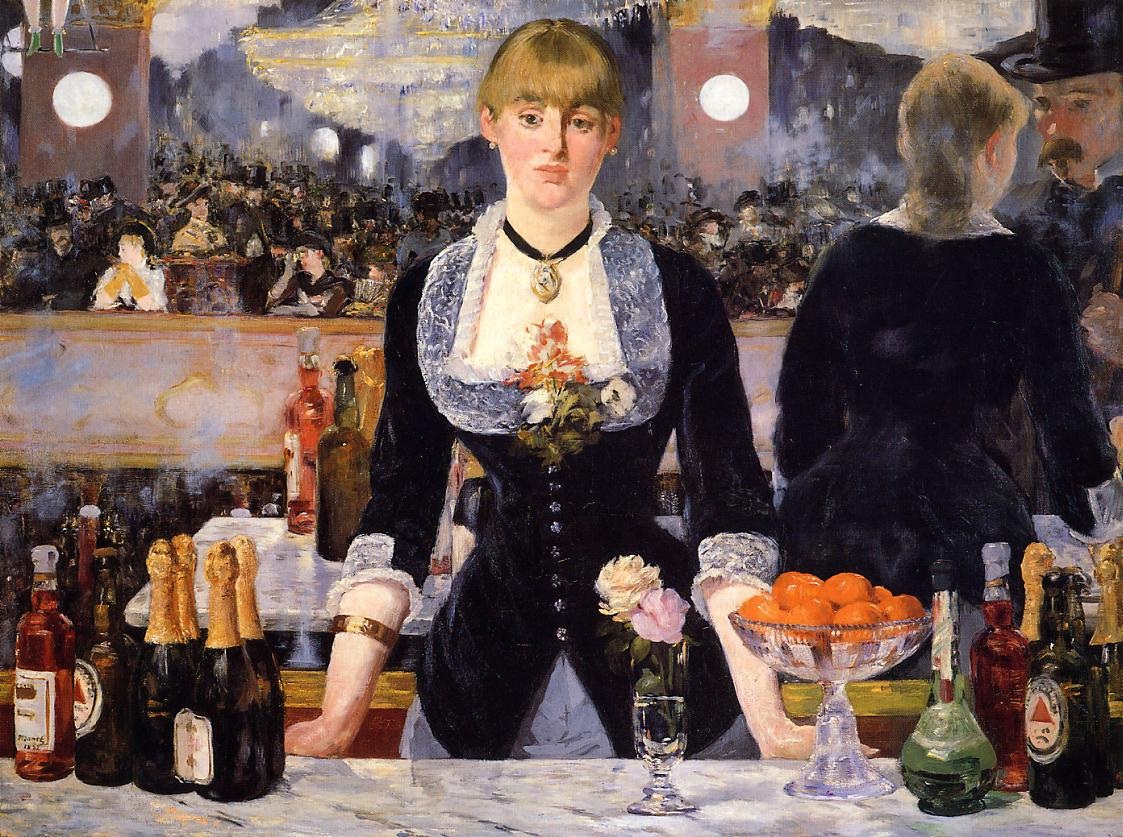 Bar En Folies Bergere Manet — Manet