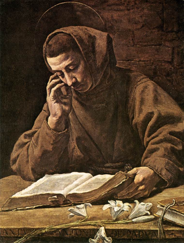 San Antony Leyendo Bassetti — Marcantonio Bassetti