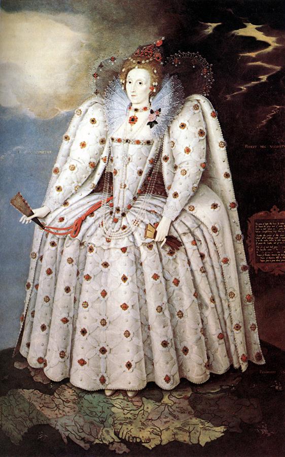 Retrato De Reina Elisabeth I Gheeraerts — Marcus Il Giovane Gheeraerts