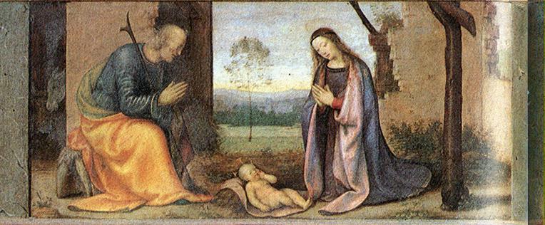 Nacimiento De Cristo Albertinelli — Mariotto Albertinelli
