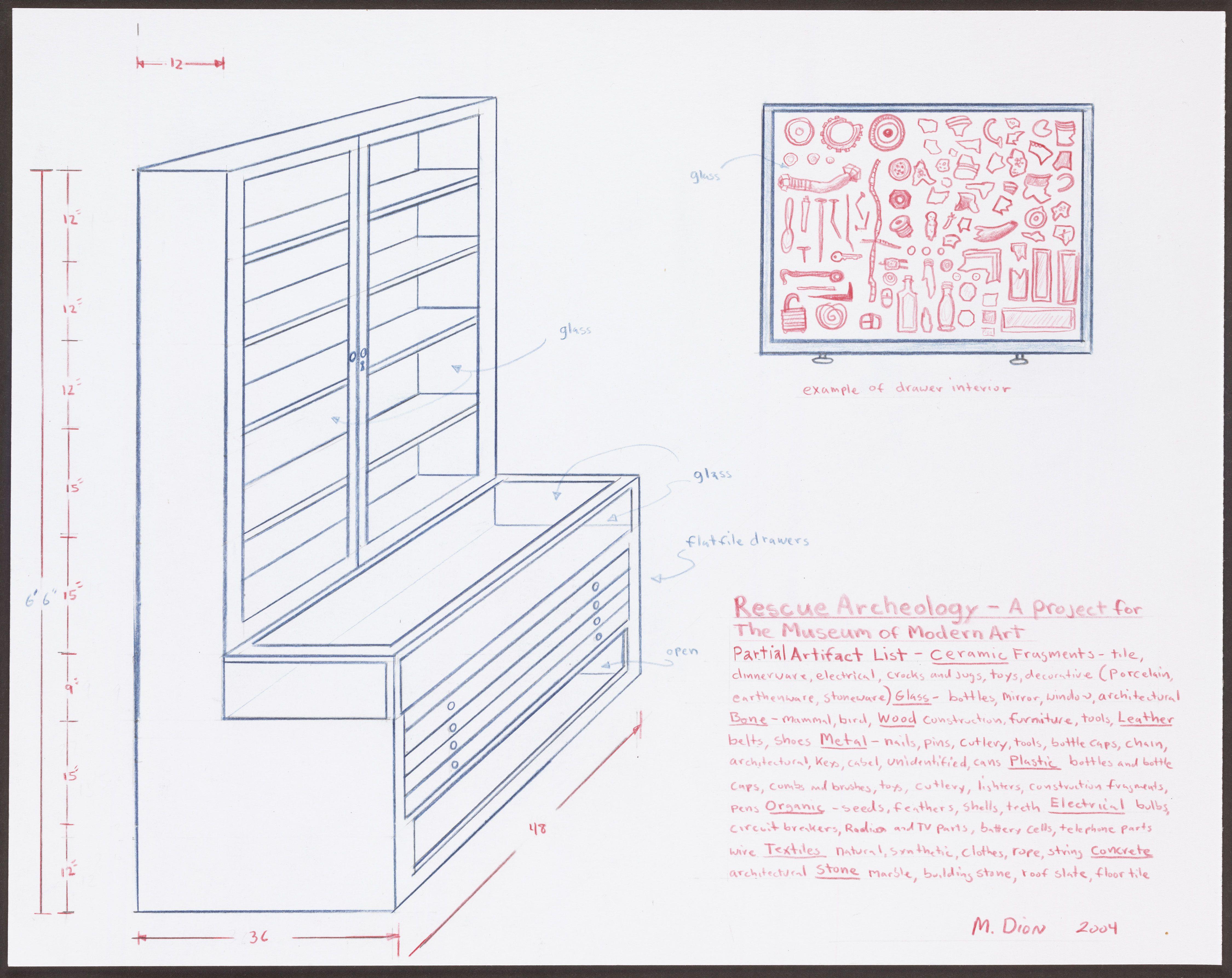Rescue Archaeology Project Para Museum De Moderno Art Dion — Mark Dion