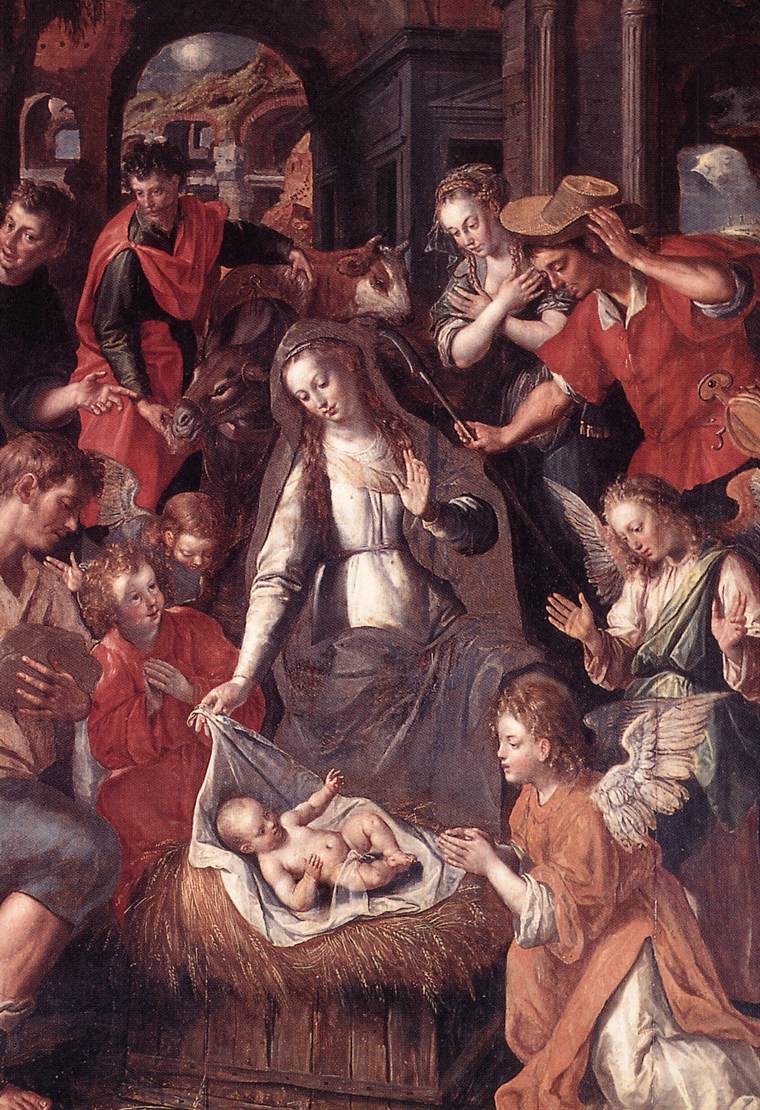 Escena De Life De Virgen Vos — Marten De Vos