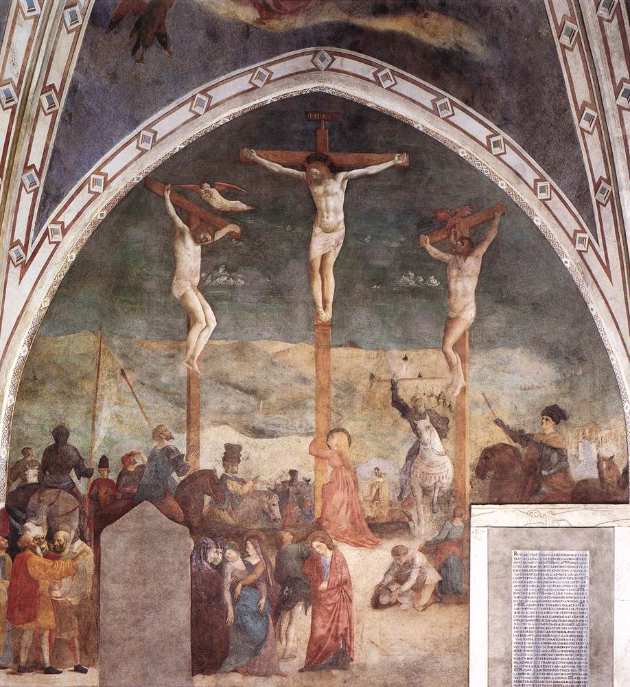 Crucifixion Masolino — Masolino