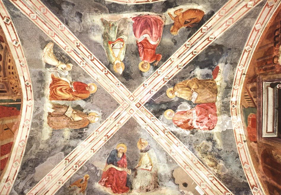 Evangelists Y Doctors De Iglesia Masolino — Masolino