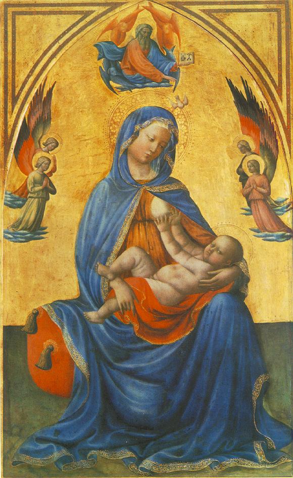 Madonna Con Nino Masolino — Masolino
