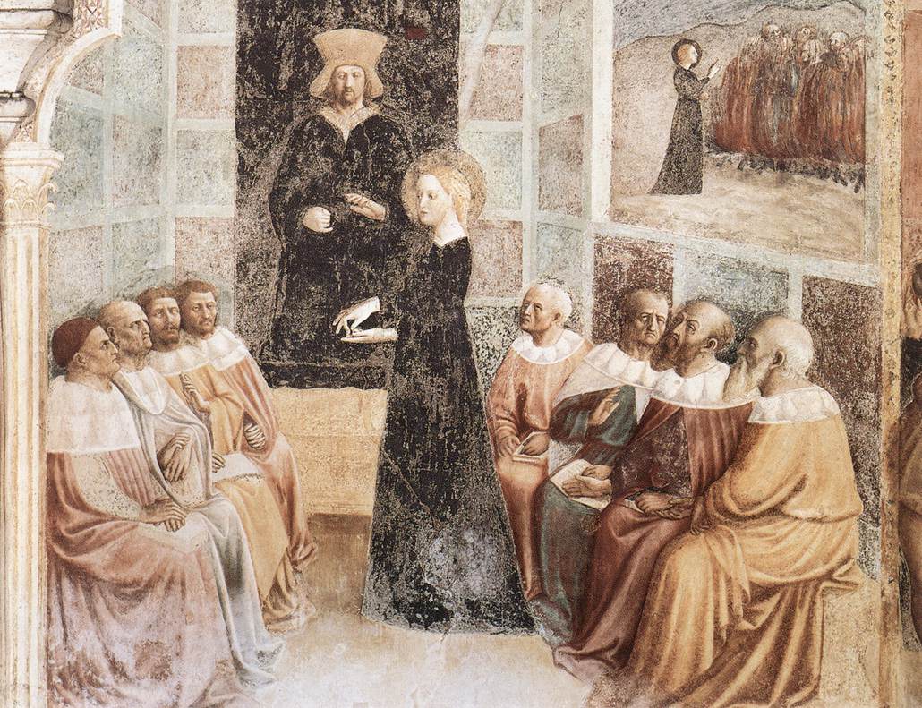 Philosophers De Alexandria Masolino — Masolino