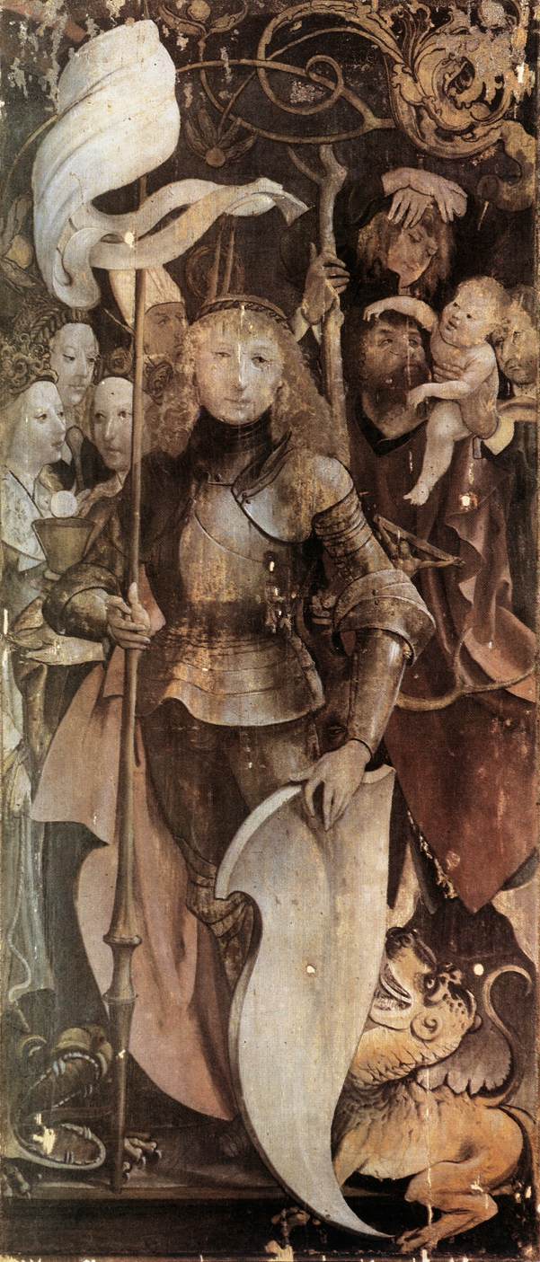 Fourteen Saints Altarpiece Detalle 1 Grunewald — Matthias Grunewald