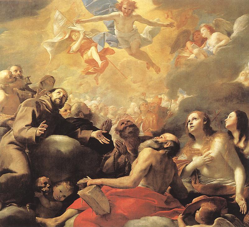 Cristo En Glory Preti — Mattia Preti