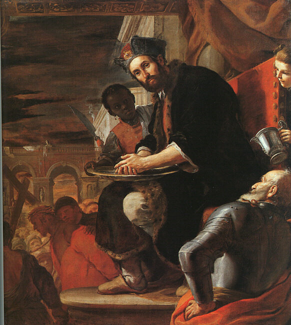 Pilate Lavandose His Hands Preti — Mattia Preti