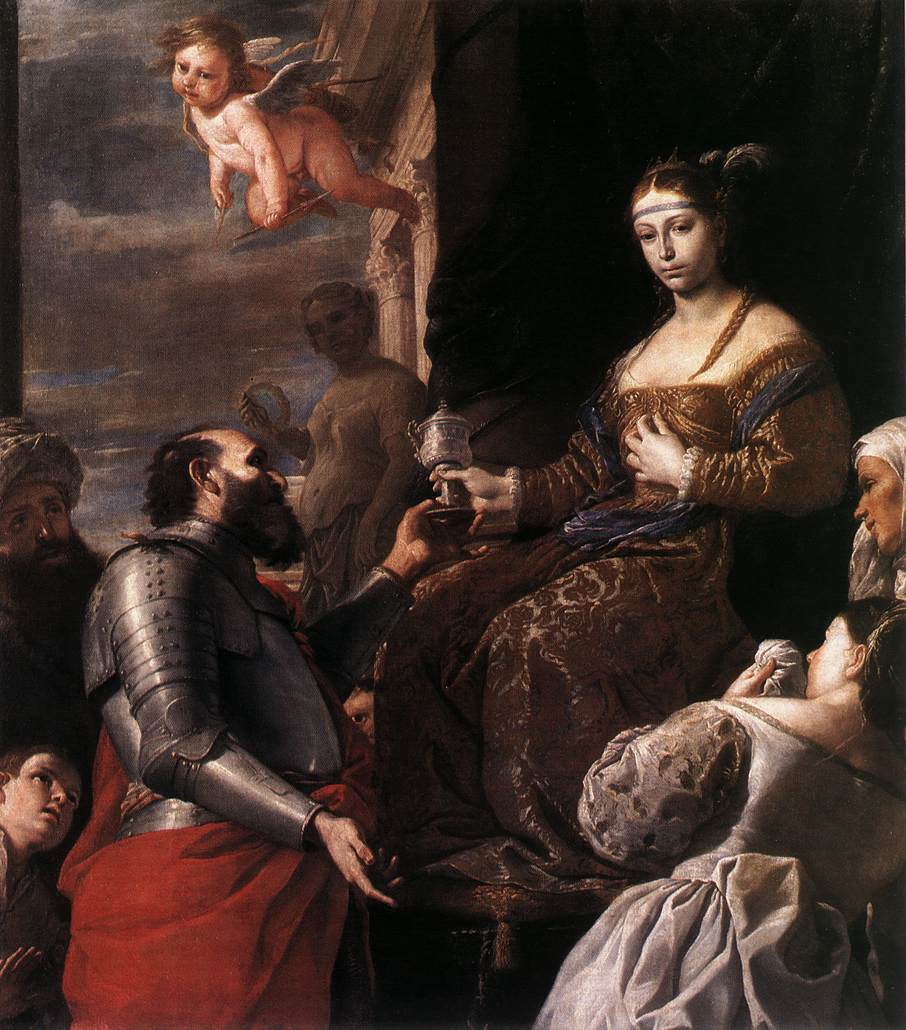 Sophonisba Receiving Goblet Preti — Mattia Preti