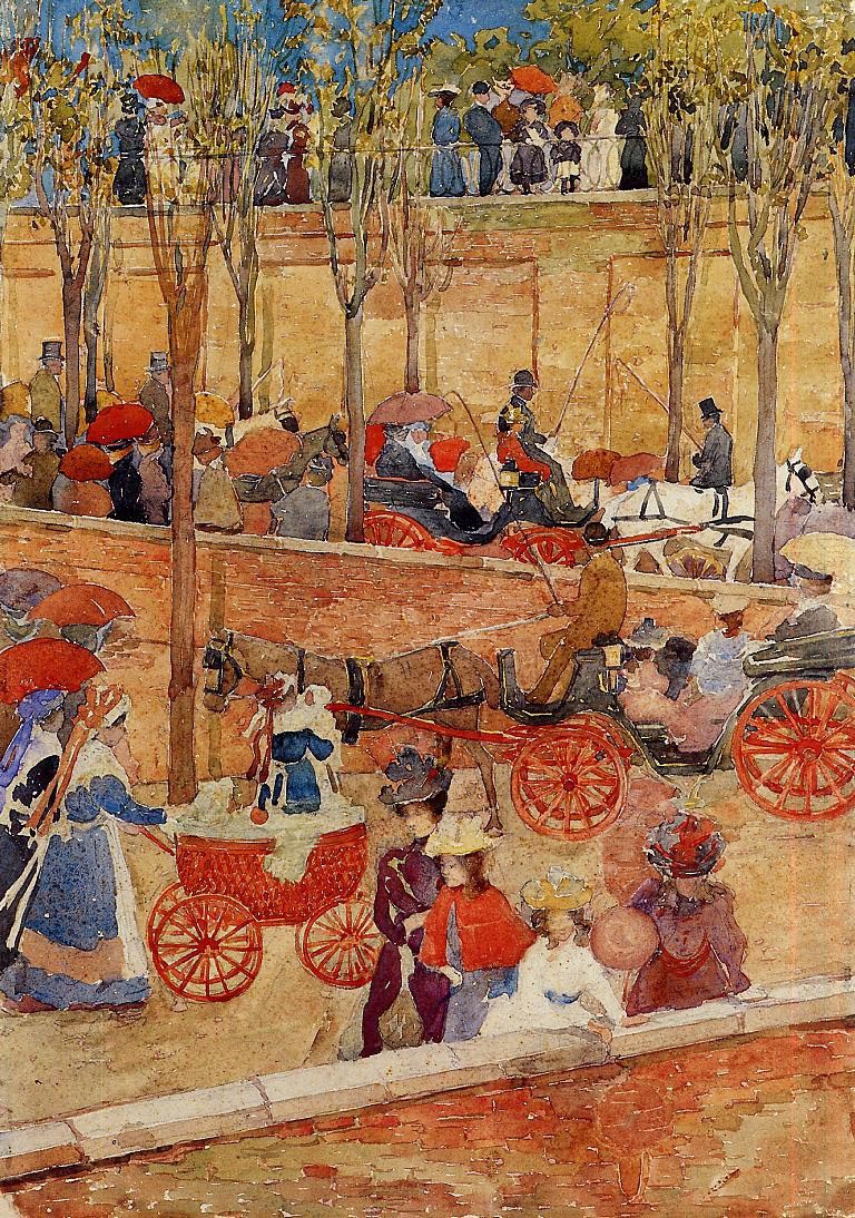 Afternoon Pincian Hill Prendergast — Maurice Prendergast