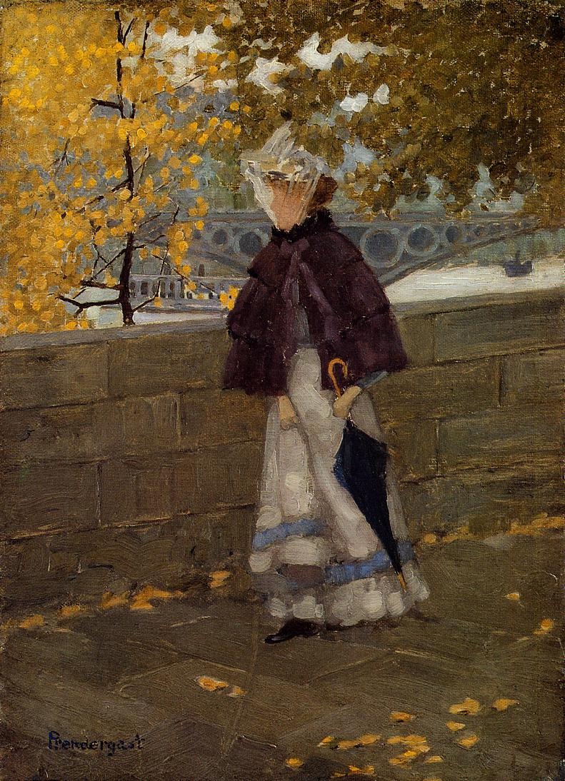Along Seine Prendergast — Maurice Prendergast