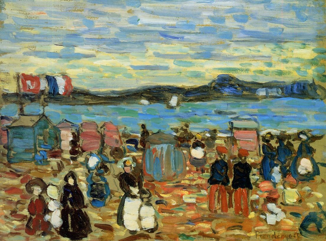 Banandose Tents San Malo Prendergast — Maurice Prendergast