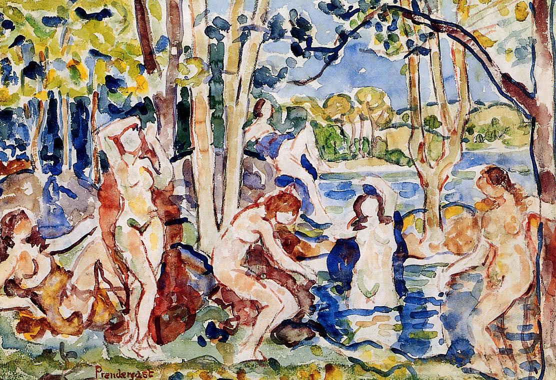 Bathers 1 Prendergast — Maurice Prendergast