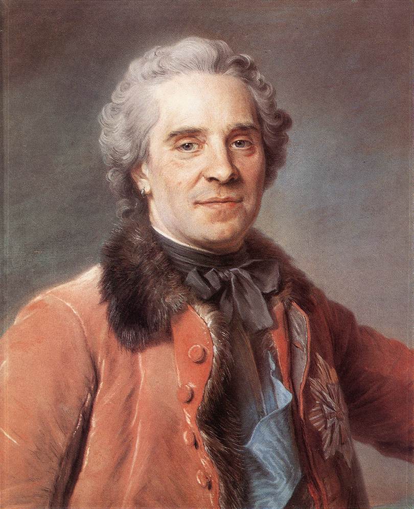 Maurice Comte De Saxe Marshal De Francia Tour — Maurice Quentin De La Tour