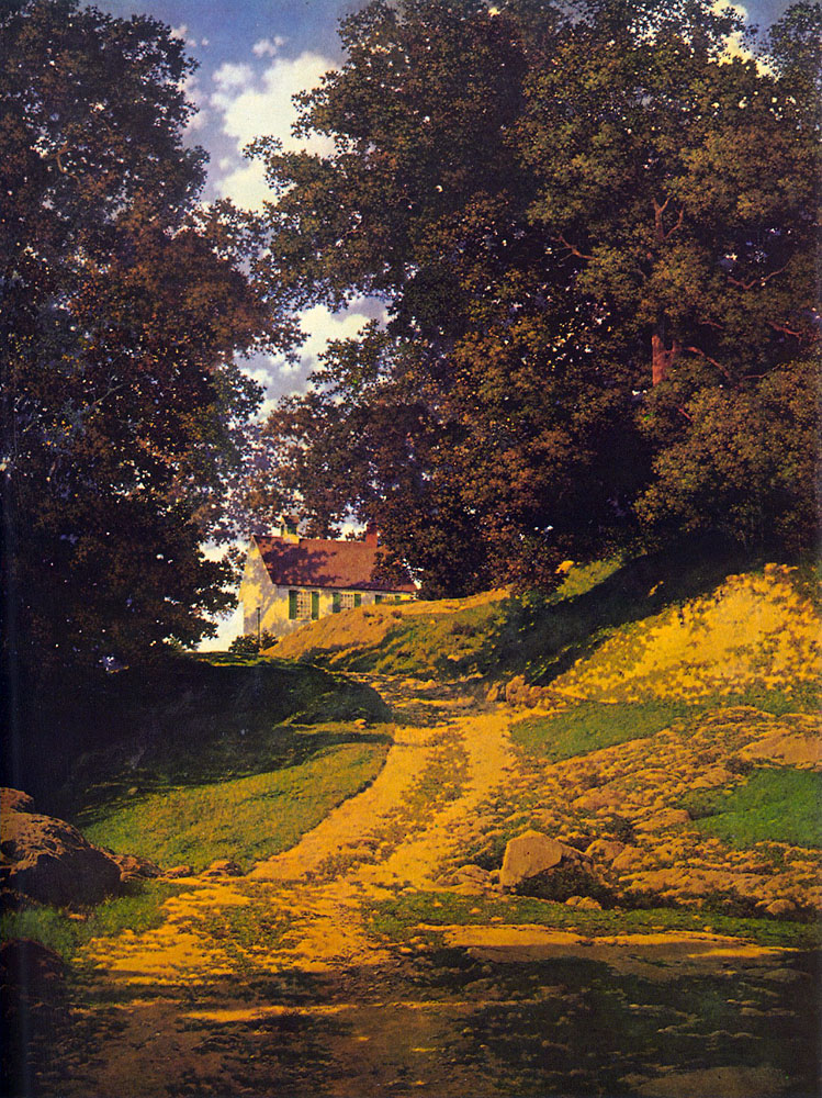 Country Schoolhouse Parrish — Maxfield Parrish