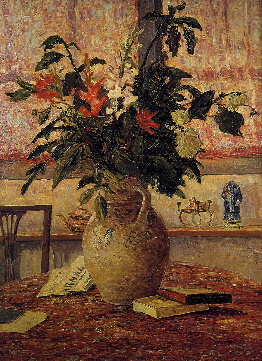 Bouquet De Flores En Front De Ventana Maufra — Maxime Maufra