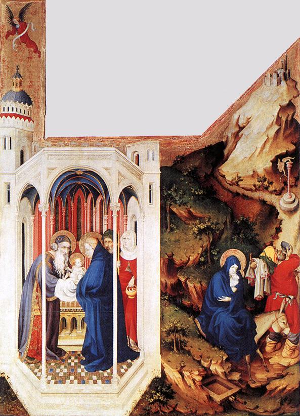 Dijon Altarpiece Detalle 1 Broederlam — Melchior Broederlam