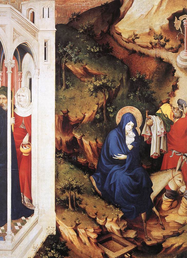 Dijon Altarpiece Detalle 7 Broederlam — Melchior Broederlam
