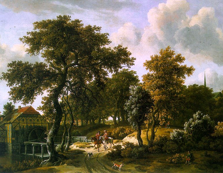 Travelers Hobbema — Meyndert Hobbema