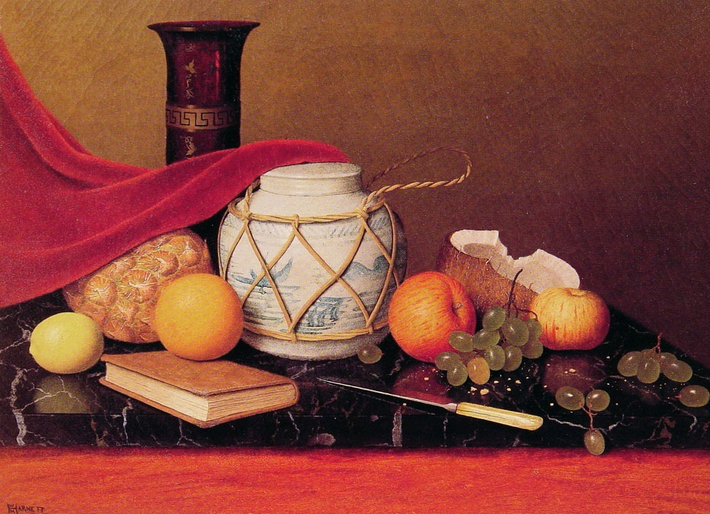 Bodegon Con Ginger Jar Harnett — Michael Harnett
