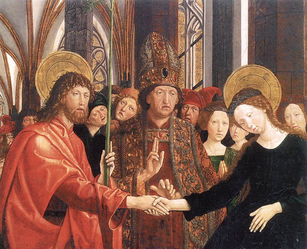 Engagement De Virgen Pacher — Michael Pacher