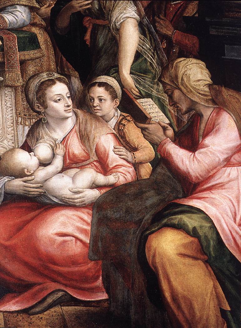 Circuncision De Cristo Detalle Coxcie — Michiel Van Coxcie