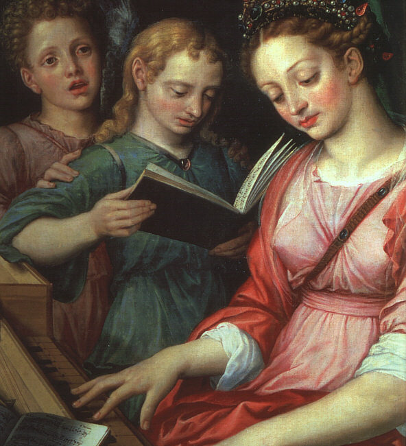 Santo Cecilia Coxcie — Michiel Van Coxcie