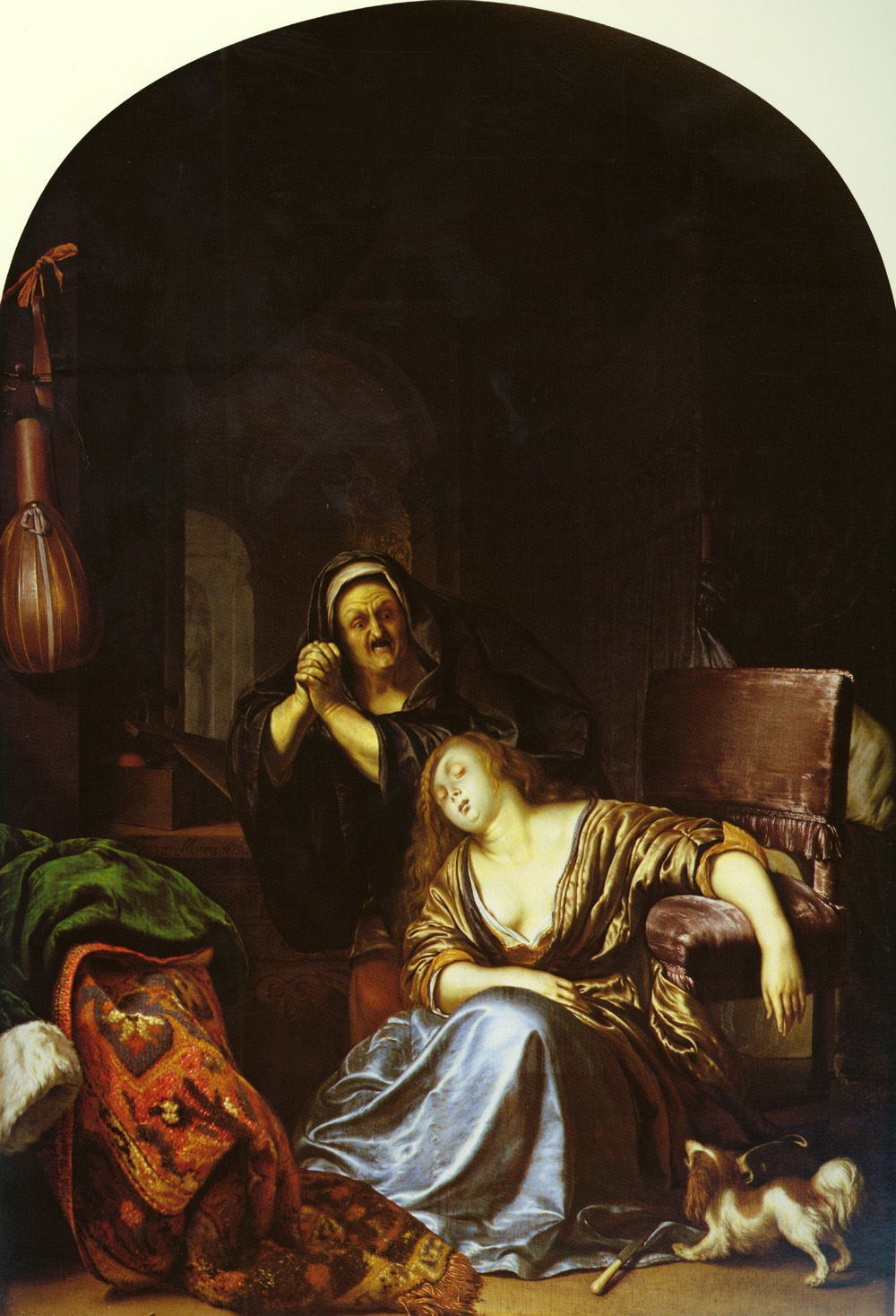 Muerte De Lucretia Mieris — Mieris