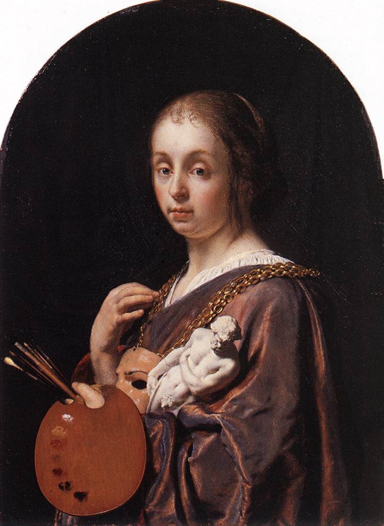 Pictura Alegoria De Pintura Mieris — Mieris
