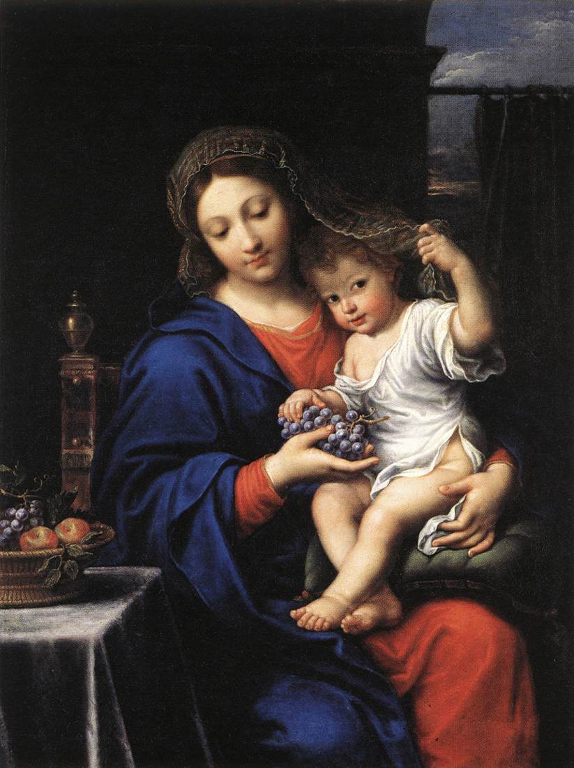 Virgen De Uvas Mignard — Mignard