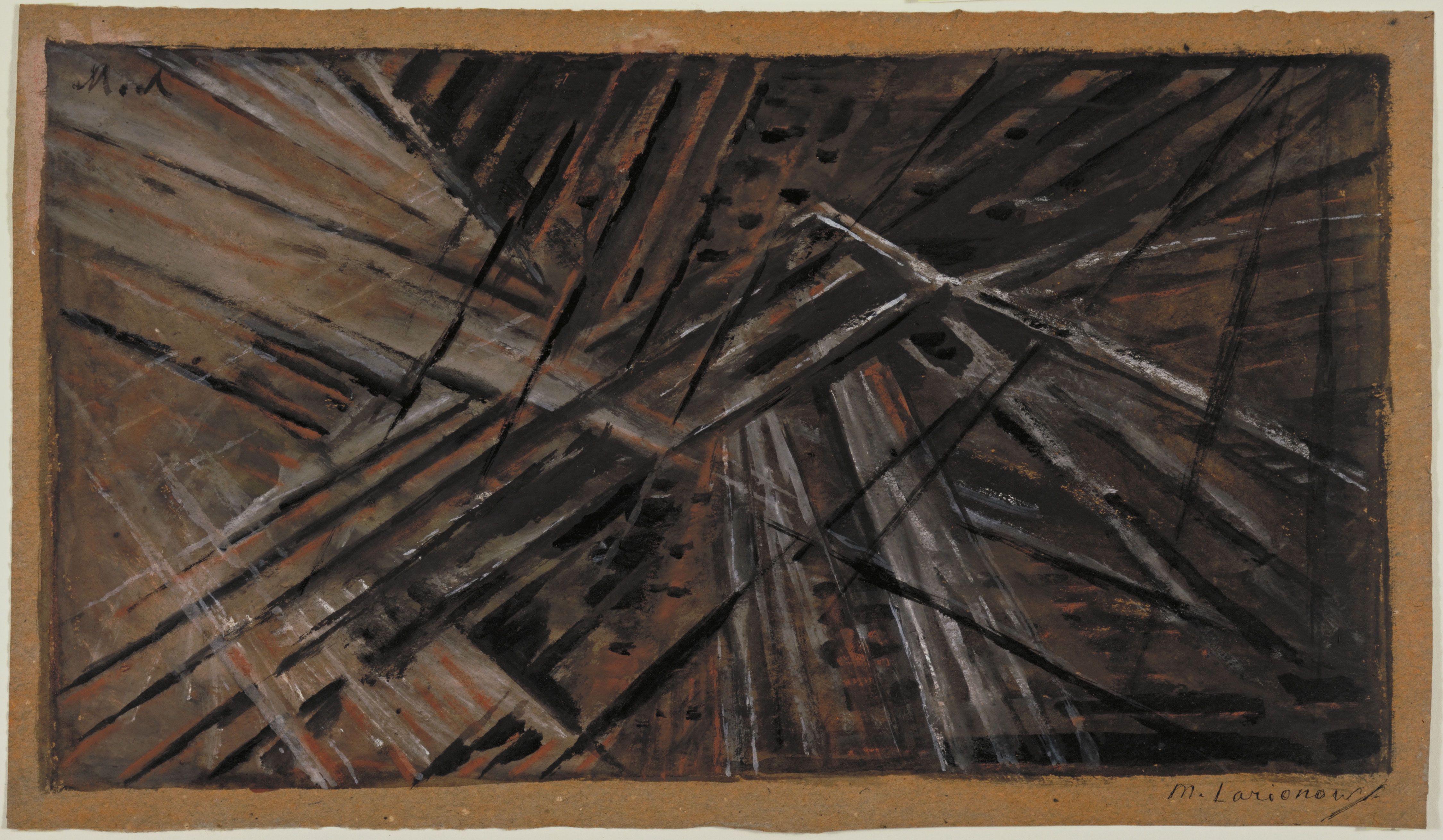 Rayonist Composicion Number 9 Larionov — Mikhail Larionov