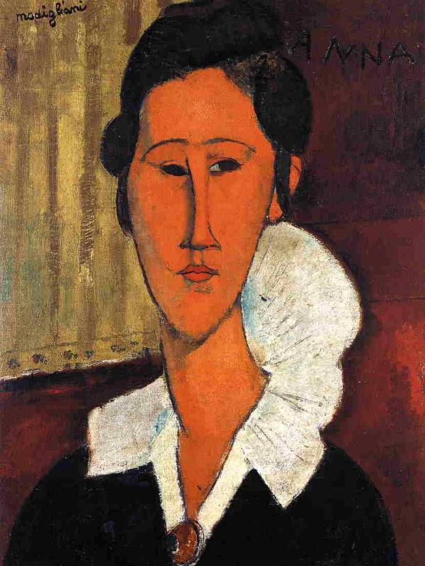 Anna Zborowska 3 Modigliani — Modigliani