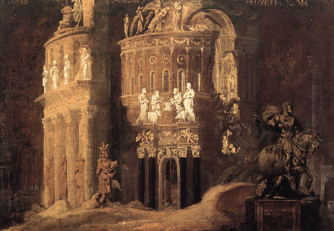 Paisaje Con Roman Ruinas Desiderio — Monsu Desiderio