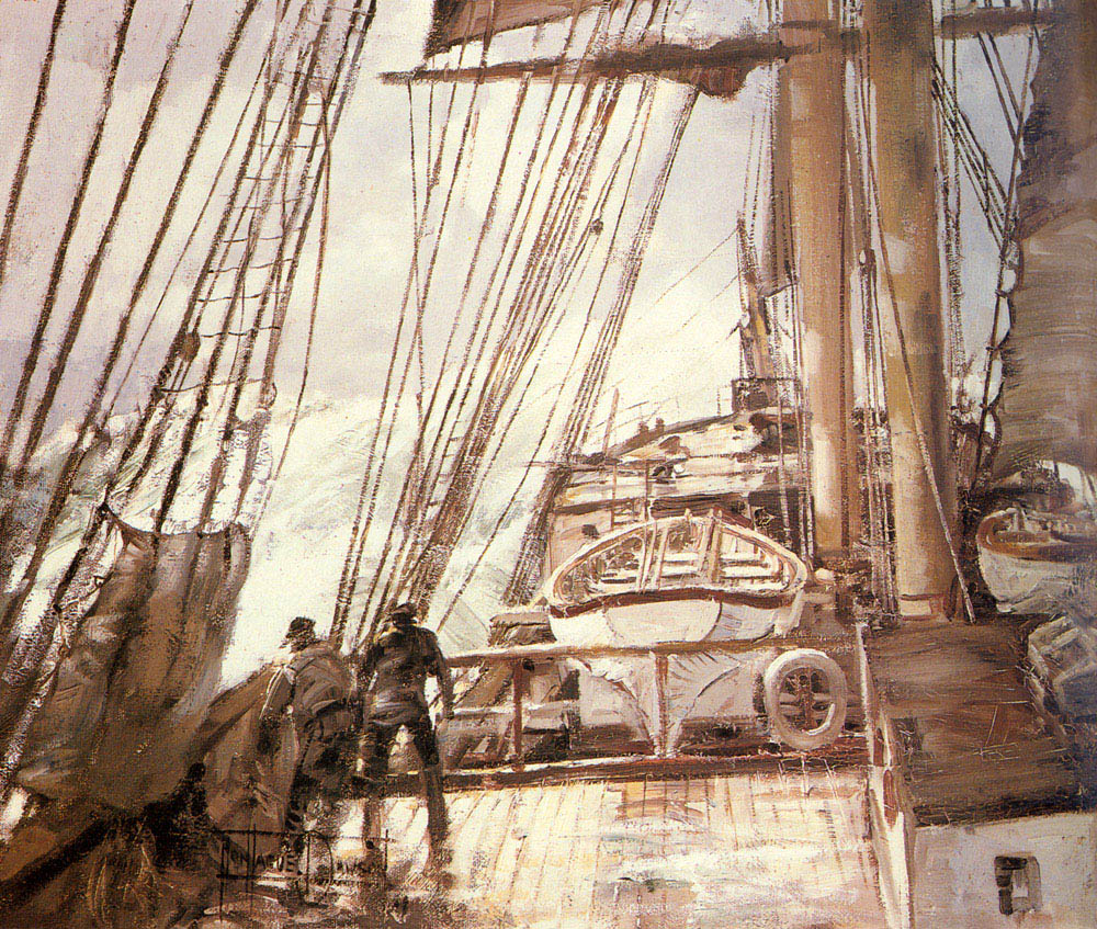 Days De Viejo Dawson — Montague Dawson