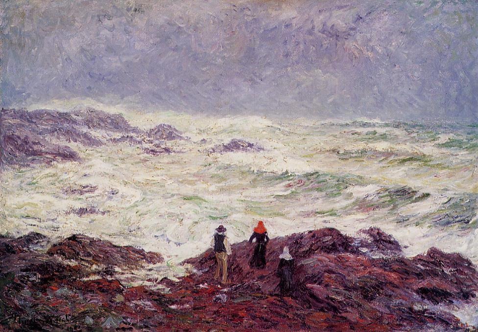 Bravo Weather En Raguenez Cerca De Pont Aven Moret — Moret
