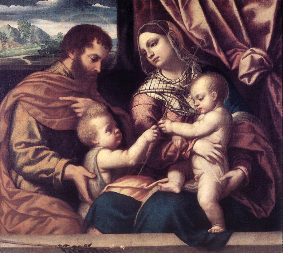 Sagrado Family Brescia — Moretto Da Brescia