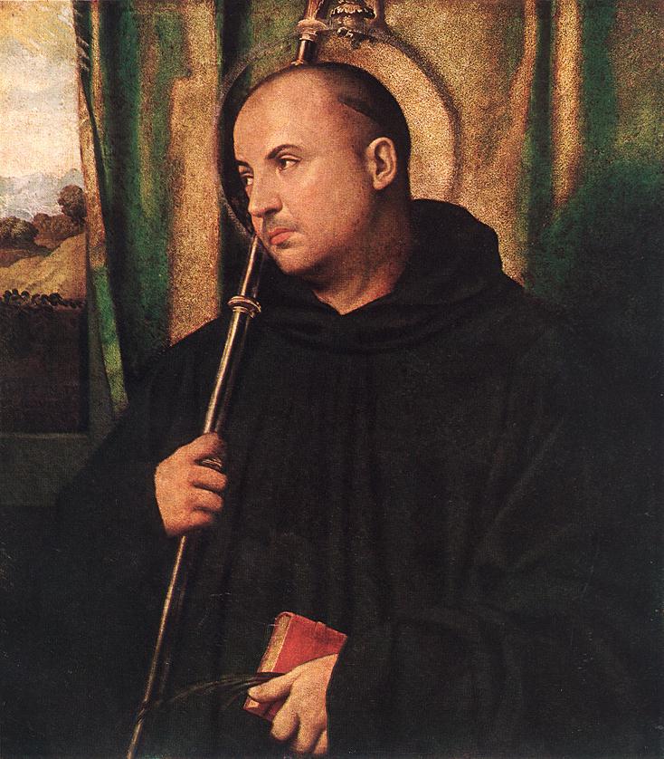 Santo Monje Brescia — Moretto Da Brescia