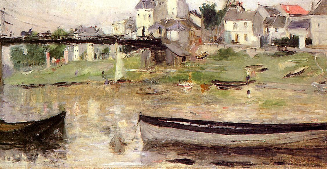 Barcas Sobre Seine Morisot — Morisot