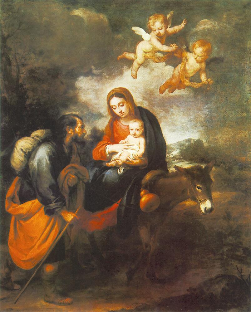 Huida En Egipto Murillo — Murillo