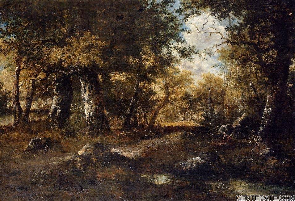 En Bosque Pena — Narcisse Virgile Diaz De La Pena