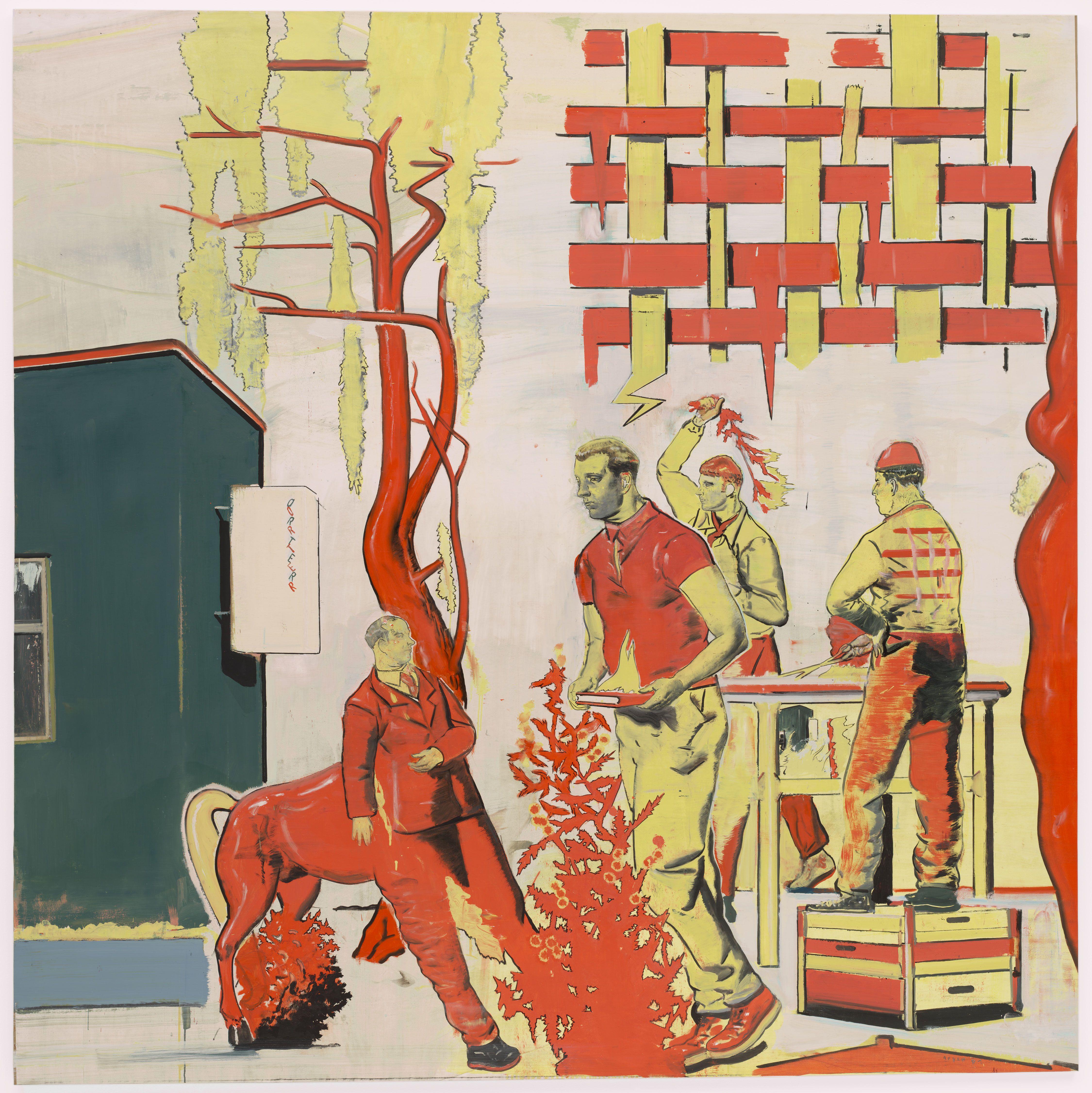 La espera (Der Warte), Neo Rauch