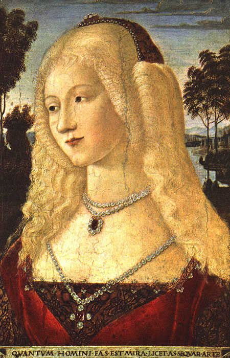Retrato De Dama Landi — Neroccio De Landi