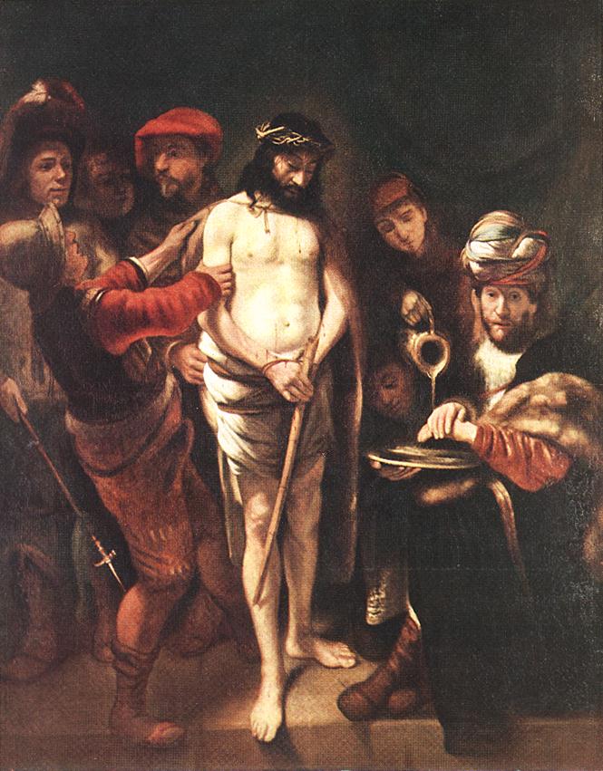 Cristo Antes De Pilate Maes — Nicolaes Maes