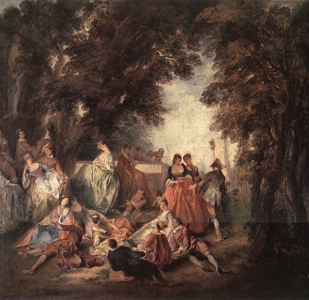 Company En Parque Lancret — Nicolas Lancret