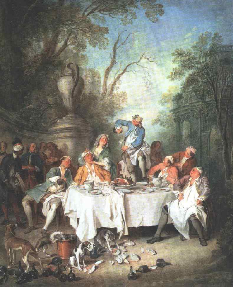 Luncheon Party Lancret — Nicolas Lancret