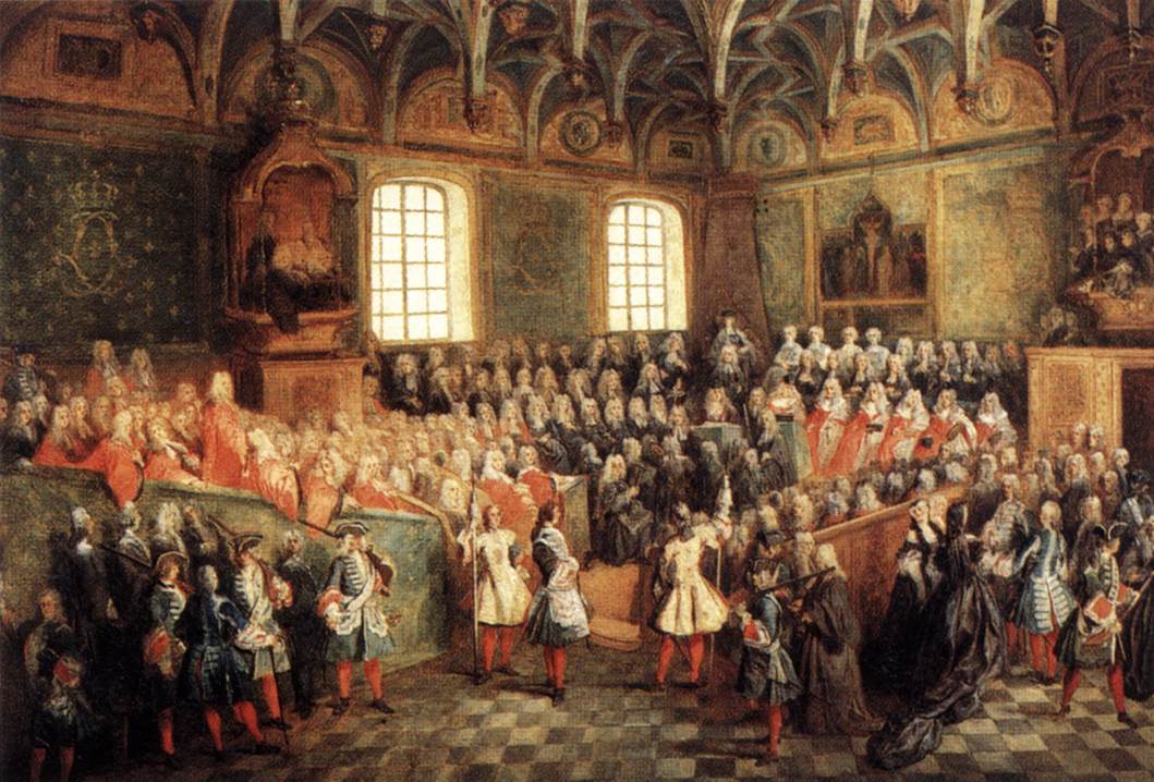 Seat De Justice En Parliament De Paris En 1723 Lancret — Nicolas Lancret